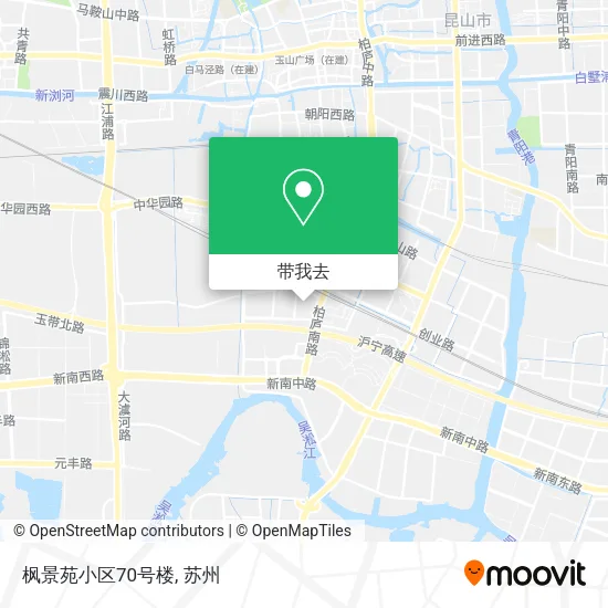 枫景苑小区70号楼地图