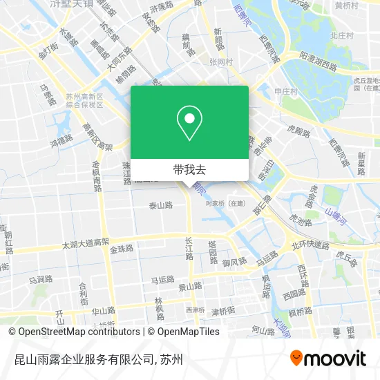 昆山雨露企业服务有限公司地图