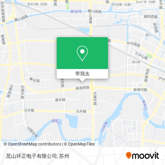 昆山环正电子有限公司地图