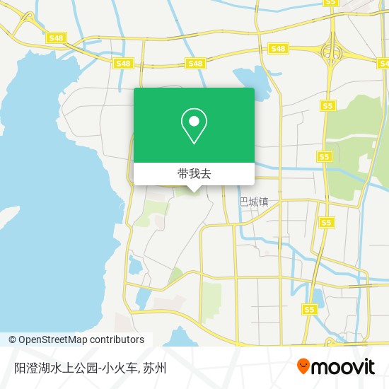 阳澄湖水上公园-小火车地图