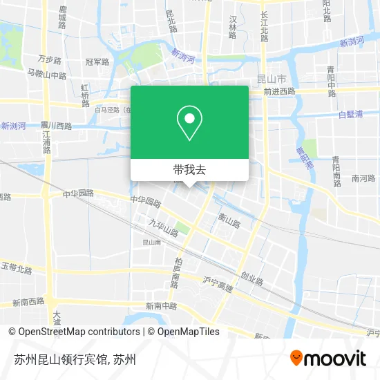 苏州昆山领行宾馆地图