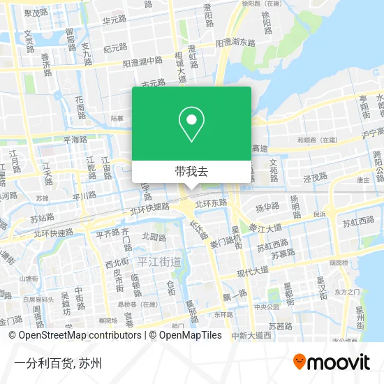 一分利百货地图