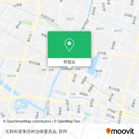 元和街道朱泾村治保委员会地图