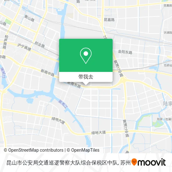 昆山市公安局交通巡逻警察大队综合保税区中队地图