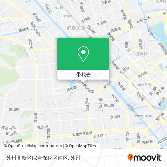苏州高新区综合保税区南区地图