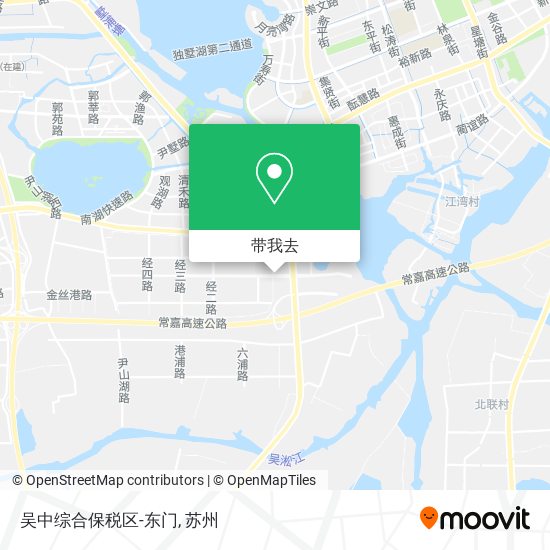 吴中综合保税区-东门地图