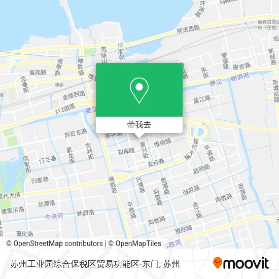 苏州工业园综合保税区贸易功能区-东门地图