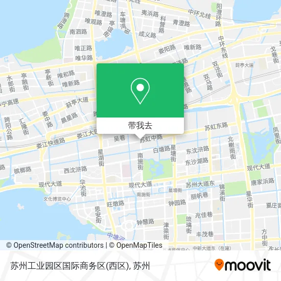 苏州工业园区国际商务区(西区)地图