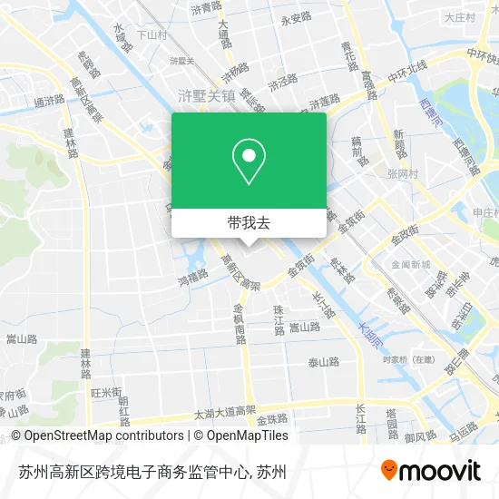 苏州高新区跨境电子商务监管中心地图