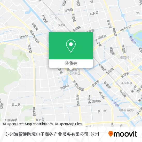 苏州海贸通跨境电子商务产业服务有限公司地图