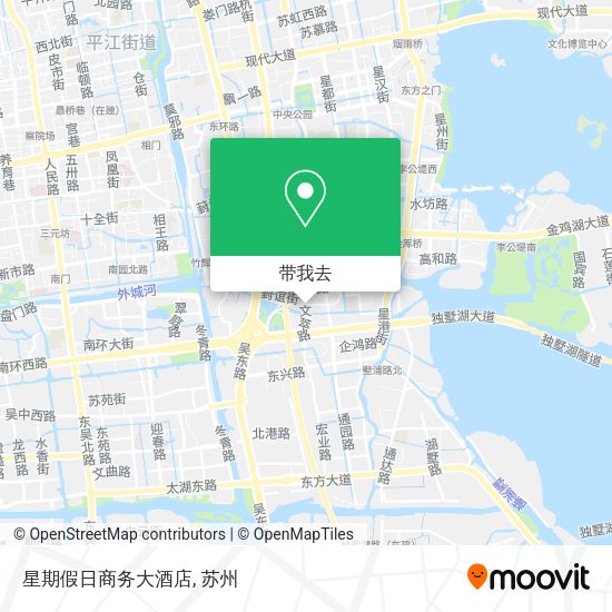 星期假日商务大酒店地图