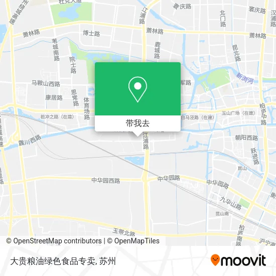 大贵粮油绿色食品专卖地图