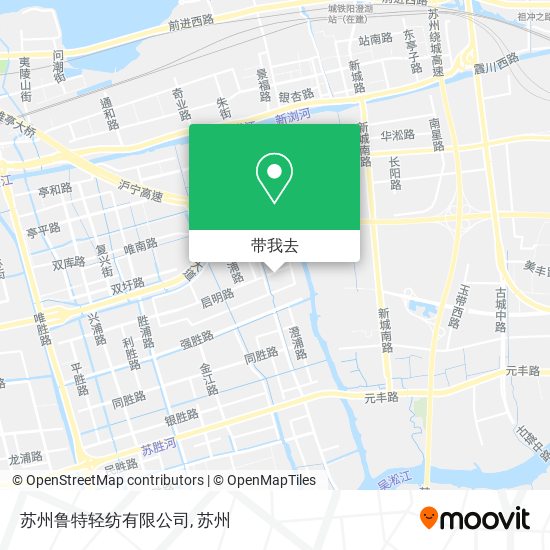 苏州鲁特轻纺有限公司地图