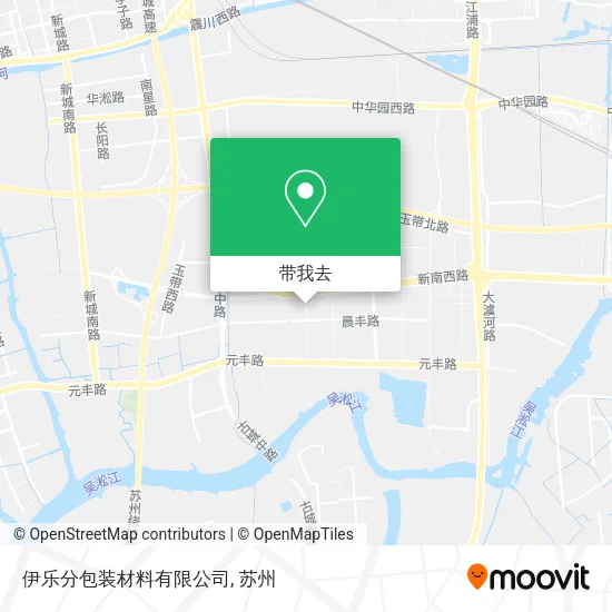 伊乐分包装材料有限公司地图