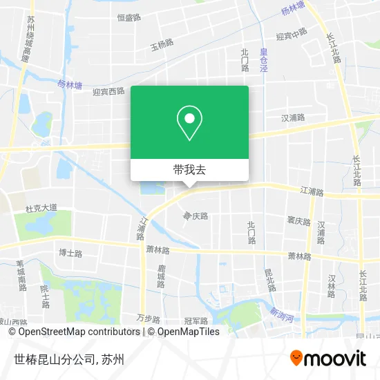 世椿昆山分公司地图