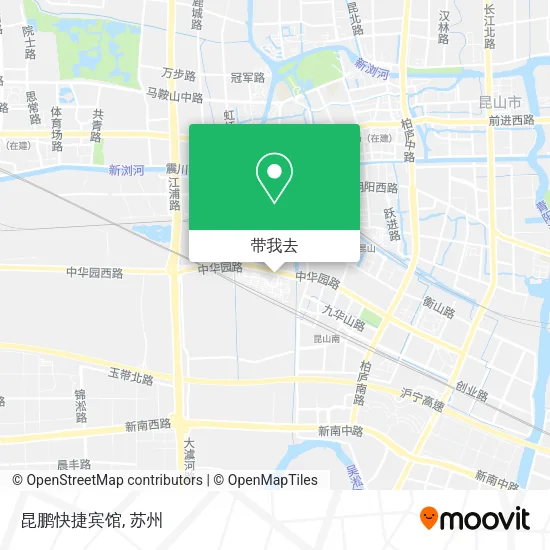 昆鹏快捷宾馆地图