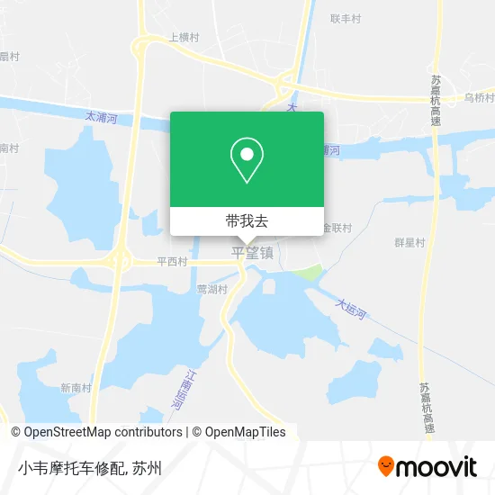 小韦摩托车修配地图