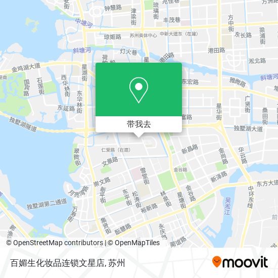 百媚生化妆品连锁文星店地图