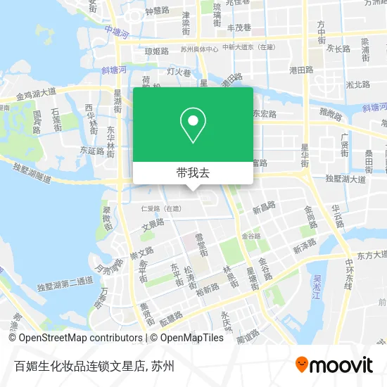 百媚生化妆品连锁文星店地图