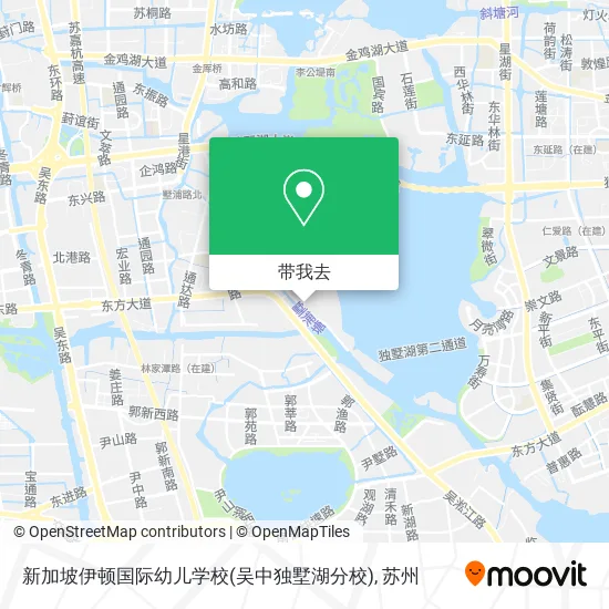 新加坡伊顿国际幼儿学校(吴中独墅湖分校)地图