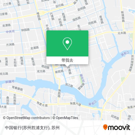 中国银行(苏州胜浦支行)地图