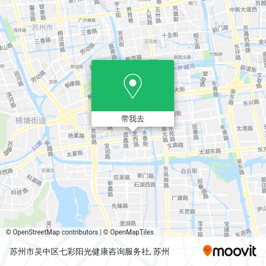 苏州市吴中区七彩阳光健康咨询服务社地图