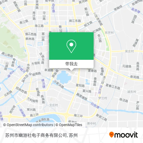 苏州市幽游社电子商务有限公司地图