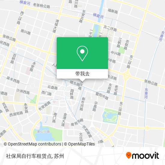 社保局自行车租赁点地图