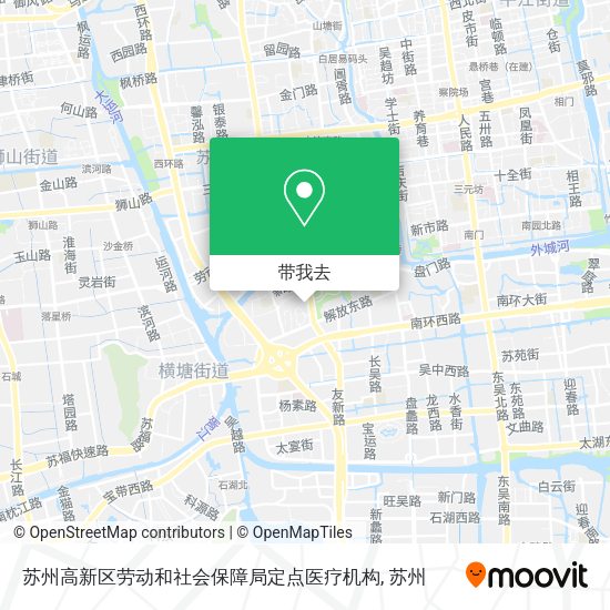苏州高新区劳动和社会保障局定点医疗机构地图