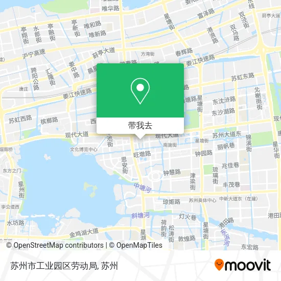 苏州市工业园区劳动局地图