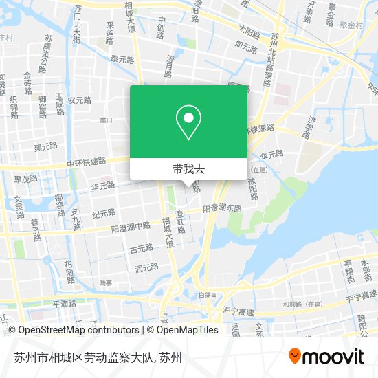 苏州市相城区劳动监察大队地图