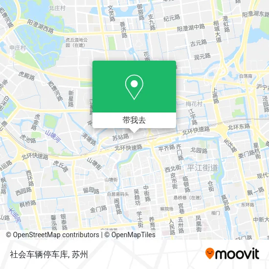 社会车辆停车库地图