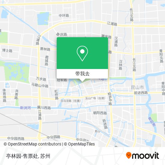 亭林园-售票处地图