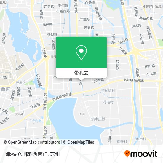 幸福护理院-西南门地图