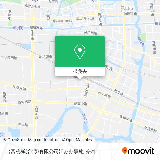 台富机械(台湾)有限公司江苏办事处地图