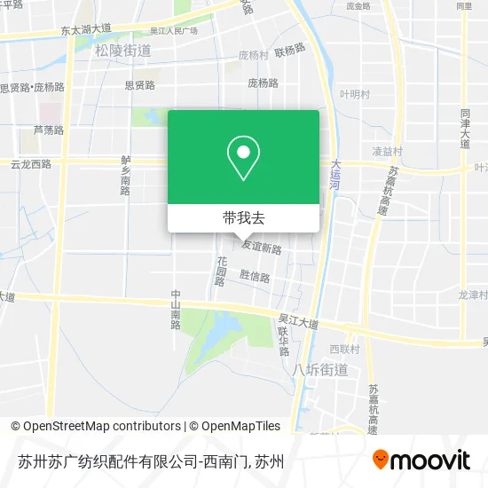 苏卅苏广纺织配件有限公司-西南门地图