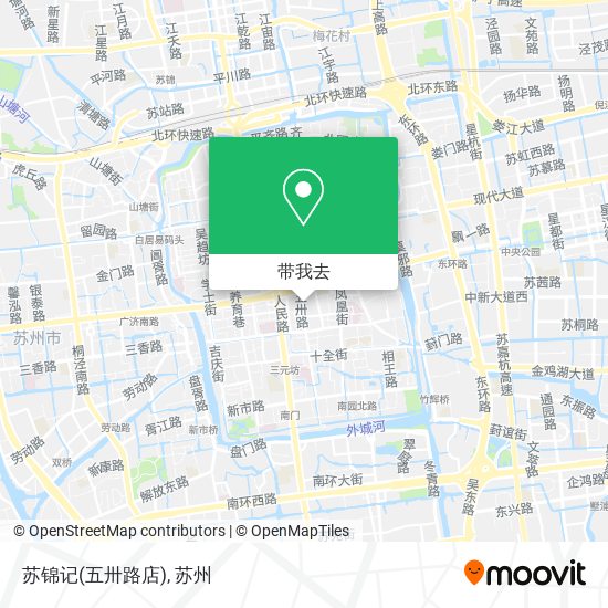 苏锦记(五卅路店)地图