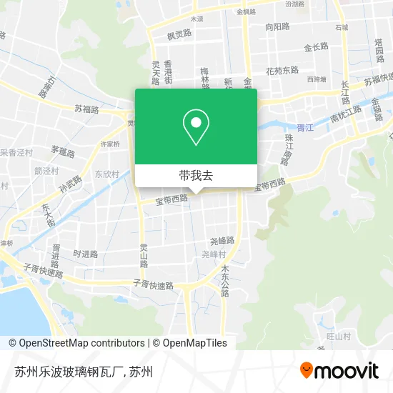 苏州乐波玻璃钢瓦厂地图
