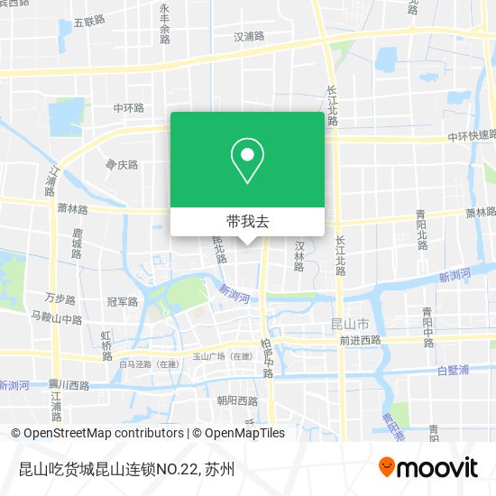 昆山吃货城昆山连锁NO.22地图