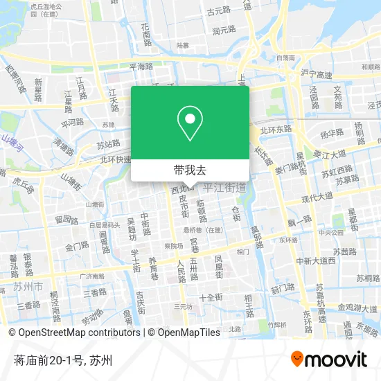 蒋庙前20-1号地图