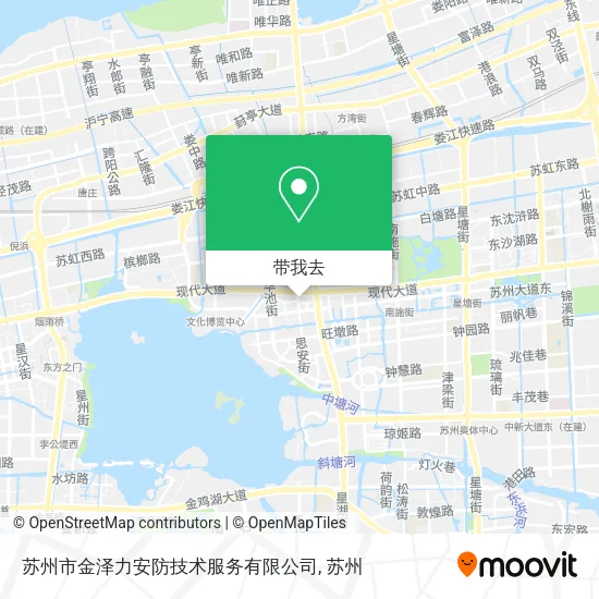 苏州市金泽力安防技术服务有限公司地图