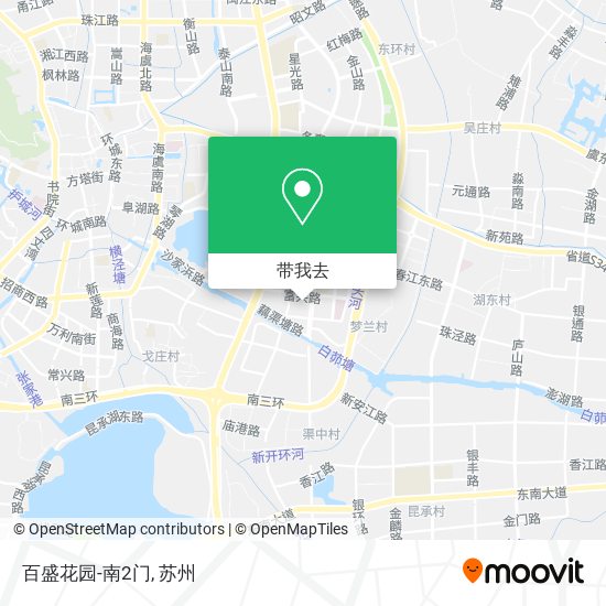 百盛花园-南2门地图