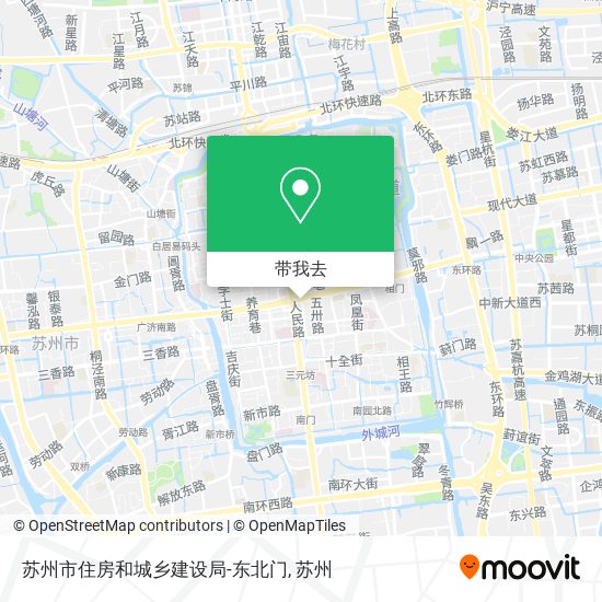 苏州市住房和城乡建设局-东北门地图