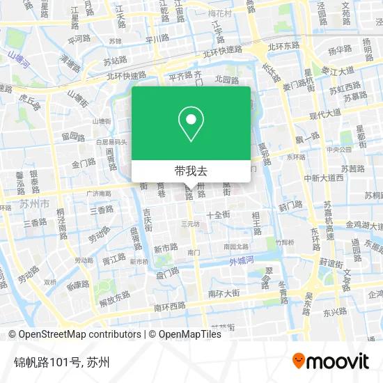 锦帆路101号地图