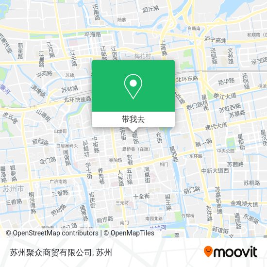 苏州聚众商贸有限公司地图