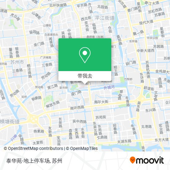 泰华苑-地上停车场地图