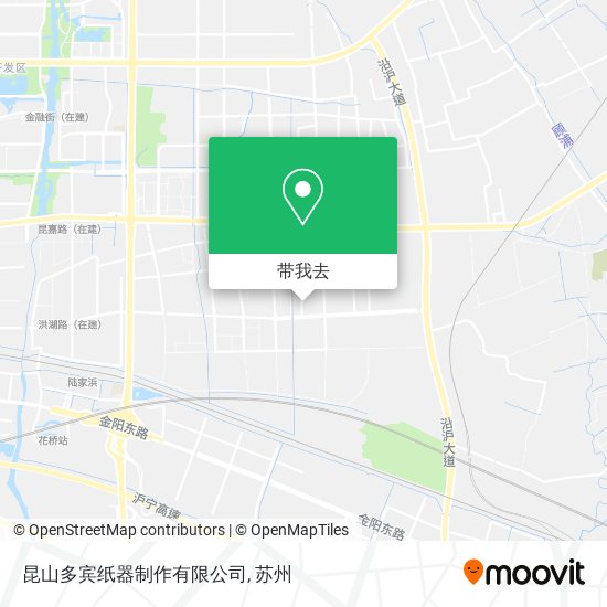 昆山多宾纸器制作有限公司地图