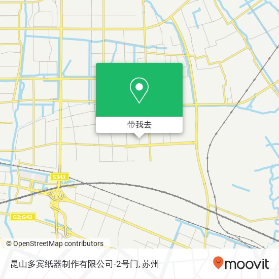 昆山多宾纸器制作有限公司-2号门地图