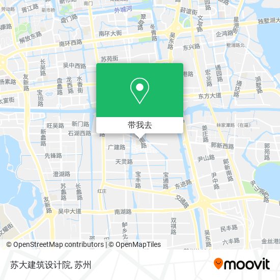 苏大建筑设计院地图