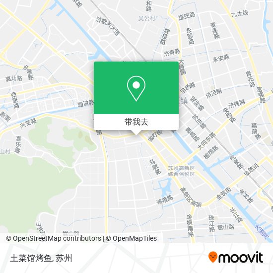 土菜馆烤鱼地图